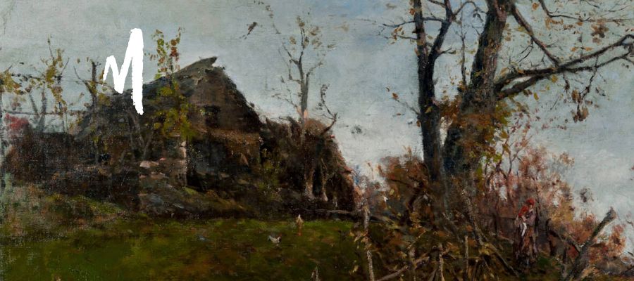 Achille Tominetti, Casolare Alpestre, 1886